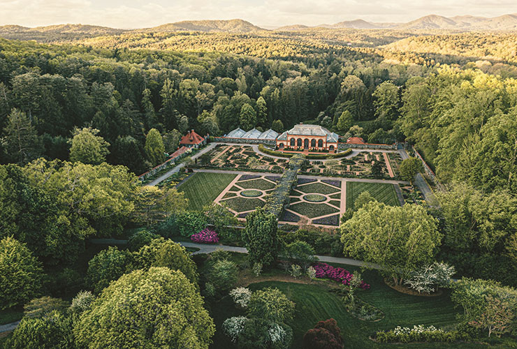 Walled gardens at Biltmore